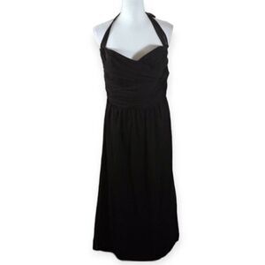 ALFRED ANGELO BLACK HALTER FORMAL GOWN SZ.18 EUC
